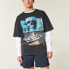 Korte twill-short tot halverwege het bovenbeen