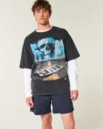 Korte twill-short tot halverwege het bovenbeen