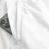Korte twill-short tot halverwege het bovenbeen