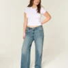 Laag model, medium wassing, baggy jeans Laag model, medium wassing, baggy jeans