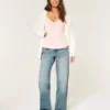 Laag model, medium wassing, baggy jeans Laag model, medium wassing, baggy jeans