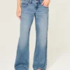Laag model, medium wassing, baggy jeans Laag model, medium wassing, baggy jeans