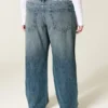 Laag model, medium wassing, baggy jeans Laag model, medium wassing, baggy jeans