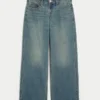 Laag model, medium wassing, baggy jeans Laag model, medium wassing, baggy jeans