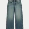 Laag model, medium wassing, baggy jeans Laag model, medium wassing, baggy jeans