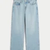 Laag model, medium wassing, baggy jeans