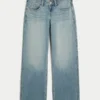 Laag model, medium wassing, baggy jeans Laag model, medium wassing, baggy jeans
