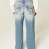 Laag model Y2K medium wash baggy jeans Laag model Y2K medium wash baggy jeans