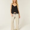 Laag uitgesneden baggy jeans met lichte wassing Laag uitgesneden baggy jeans met lichte wassing