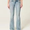 Laag uitgesneden bootcut jeans