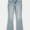 Laag uitgesneden bootcut jeans