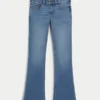 Laag uitgesneden bootcut jeans in medium wash Laag uitgesneden bootcut jeans in medium wash