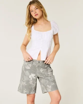 Laag uitgesneden camouflage baggy jort