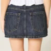 Lage denim minirok