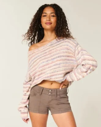 Lage popeline short