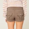 Lage popeline short