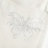 Lage taille Shine Butterfly Twill minirok Lage taille Shine Butterfly Twill minirok