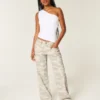 Lage taille Y2K camouflage baggy jeans