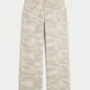 Lage taille Y2K camouflage baggy jeans