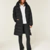Lange pufferparka