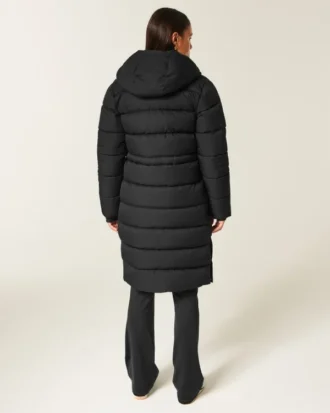 Lange pufferparka