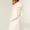 Lange pufferparka
