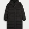 Lange pufferparka