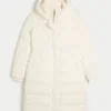 Lange pufferparka