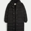 Lange pufferparka