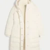 Lange pufferparka