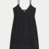 Lange tanktop met kanten details