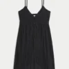 Lange tanktop met kanten details
