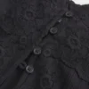 Lange tanktop met kanten details