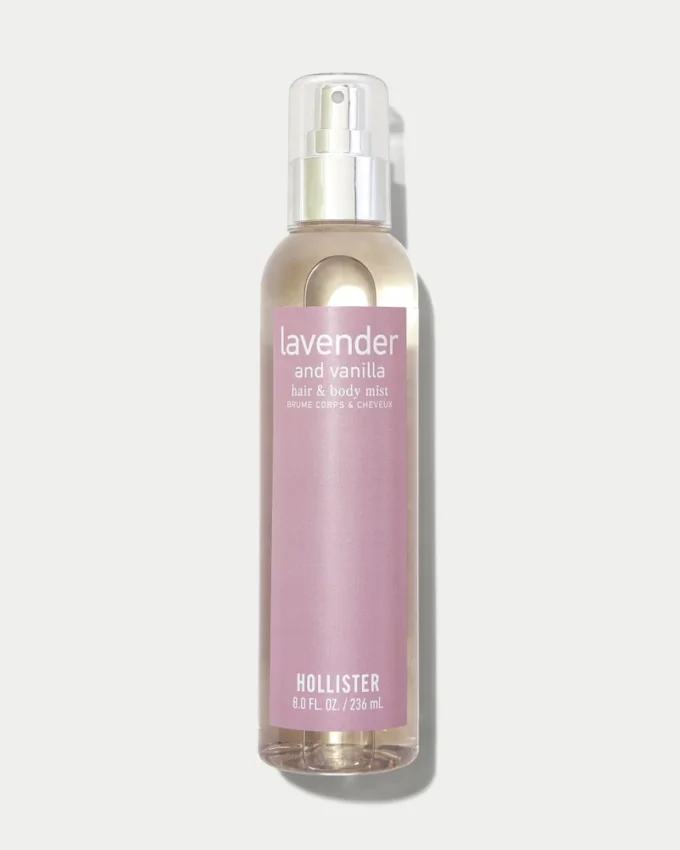 Lavendel en vanille haar- en lichaamsmist