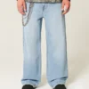 Lichtgewassen Astronaut Graphic Super Baggy Jeans Lichtgewassen Astronaut Graphic Super Baggy Jeans