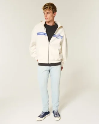 Lichtgewassen atletische skinny jeans