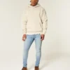 Lichtgewassen atletische skinny jeans Lichtgewassen atletische skinny jeans