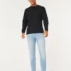 Lichtgewassen atletische skinny jeans Lichtgewassen atletische skinny jeans