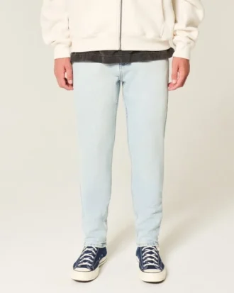 Lichtgewassen atletische skinny jeans
