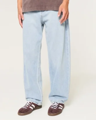 Lichtgewassen baggy jeans Lichtgewassen baggy jeans