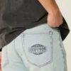 Lichtgewassen Downforce Racing Graphic Loose Jeans Lichtgewassen Downforce Racing Graphic Loose Jeans