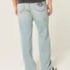 Lichtgewassen Downforce Racing Graphic Loose Jeans Lichtgewassen Downforce Racing Graphic Loose Jeans