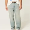 Lichtgewassen geborduurde Dice Skater Baggy Jeans Lichtgewassen geborduurde Dice Skater Baggy Jeans