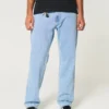 Lichtgewassen losse jeans Lichtgewassen losse jeans