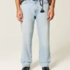 Lichtgewassen losse jeans Lichtgewassen losse jeans