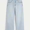 Lichtgewassen New York Graphic Super Baggy Jeans Lichtgewassen New York Graphic Super Baggy Jeans