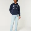 Lichtgewassen rechte jeans