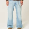 Lichtgewassen relaxte bootcut jeans Lichtgewassen relaxte bootcut jeans
