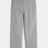 Linnenmix flexibele taille baggy broek