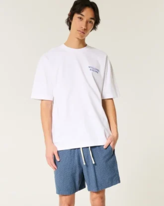Linnenmix pull-on short